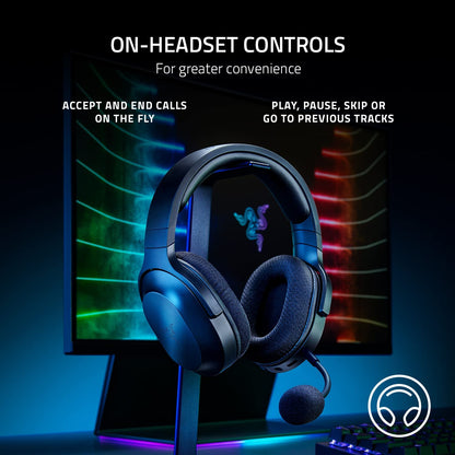 Barracuda X Wireless Multi-Platform Gaming and Mobile Headset: 250G Ergonomic Design - Detachable Hyperclear Mic - 20Hrs Battery Life - Compatible W/Pc, PS5, Switch, & Android - Black