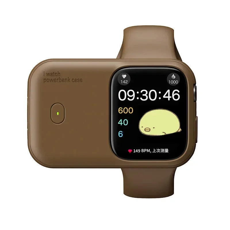 For Apple Watch Wireless Charger Apple Watch S9 44Mm 45Mm 49Mm Smart Outdoor Sports Portable Wearable Wireless Charging Bank