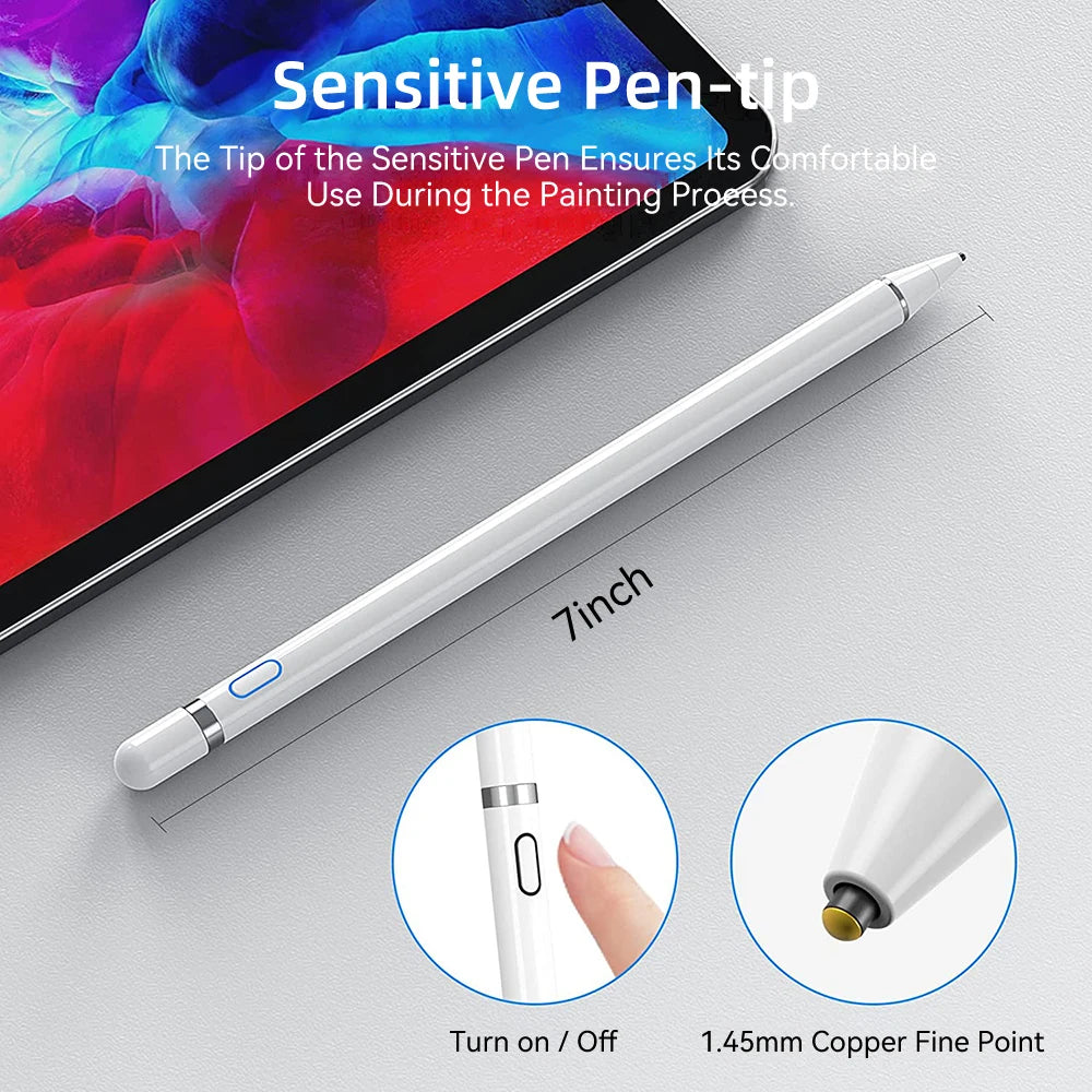 For Ipad Pencil Stylus Pen for Apple Pencil Touch Pen for Phone Ipad Pro Samsung Huawei Xiaomi Pencil Tablet Mobile IOS Android